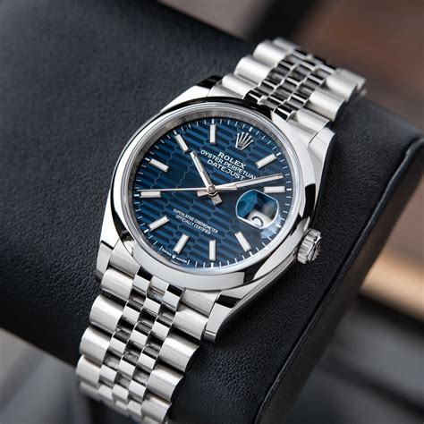 rolex datejust 36 blue fluted motif dial jubilee 126234|rolex datejust 36mm white dial.